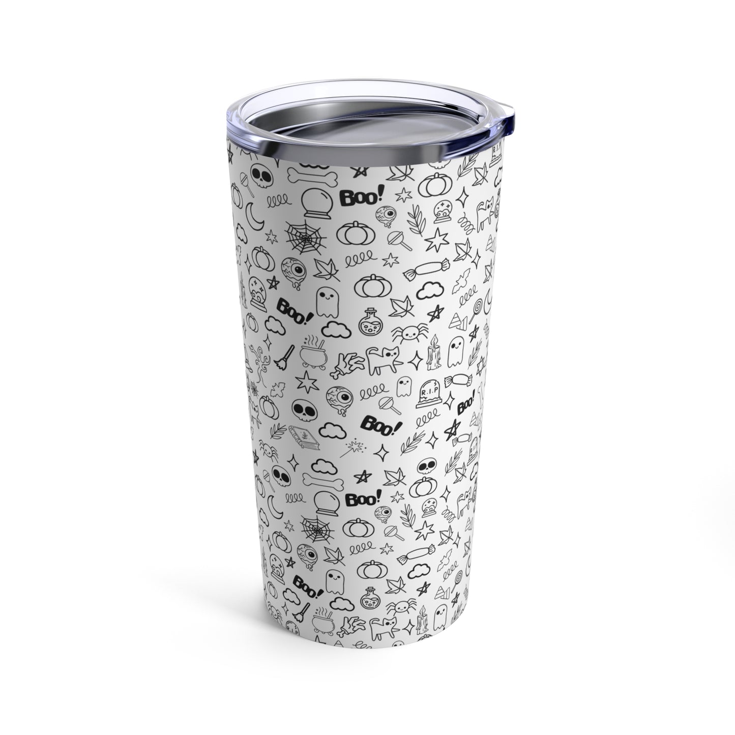 Halloween Tumbler 20oz - Spooky Drinkware, Trick or Treat Cup