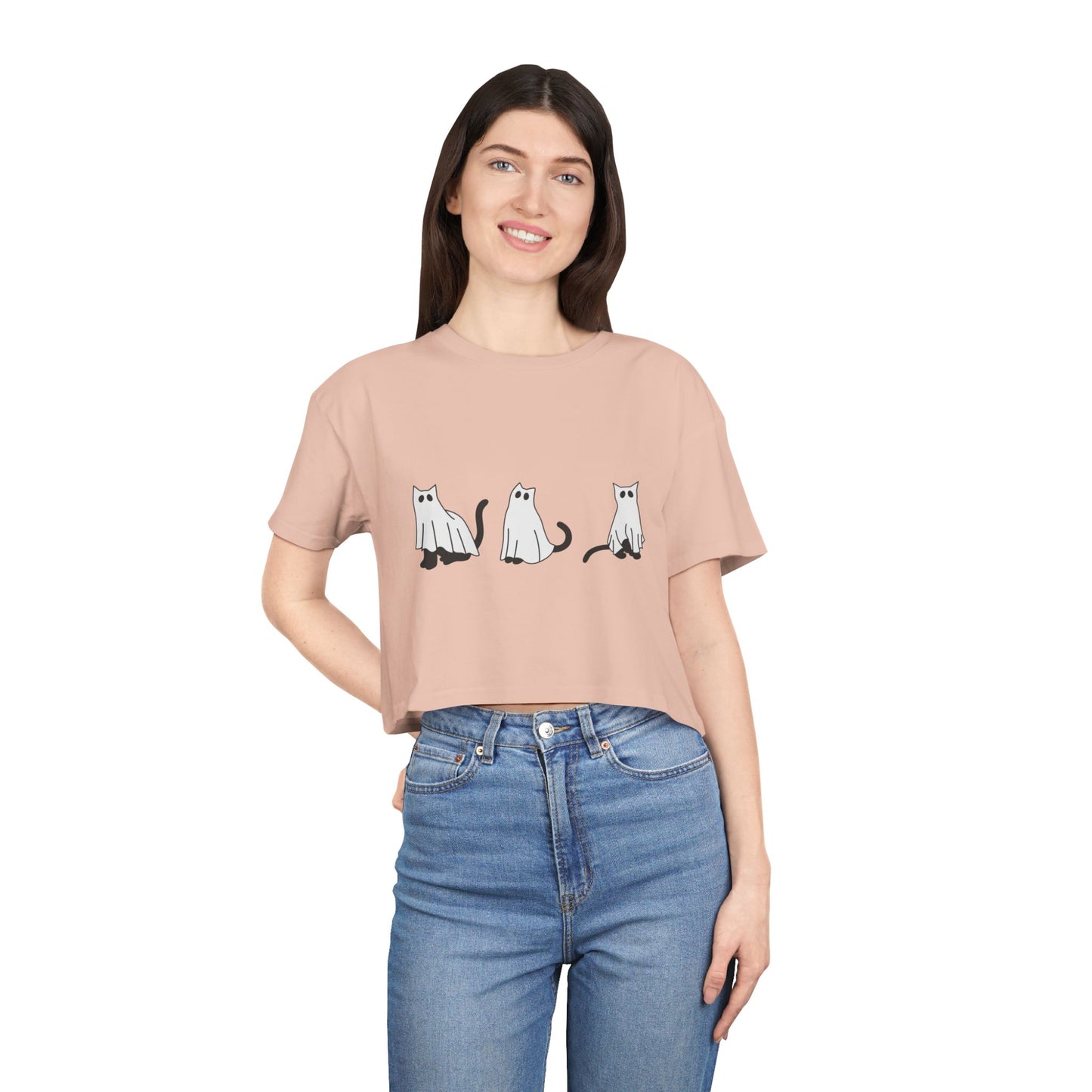 Halloween Crop Tee for Women