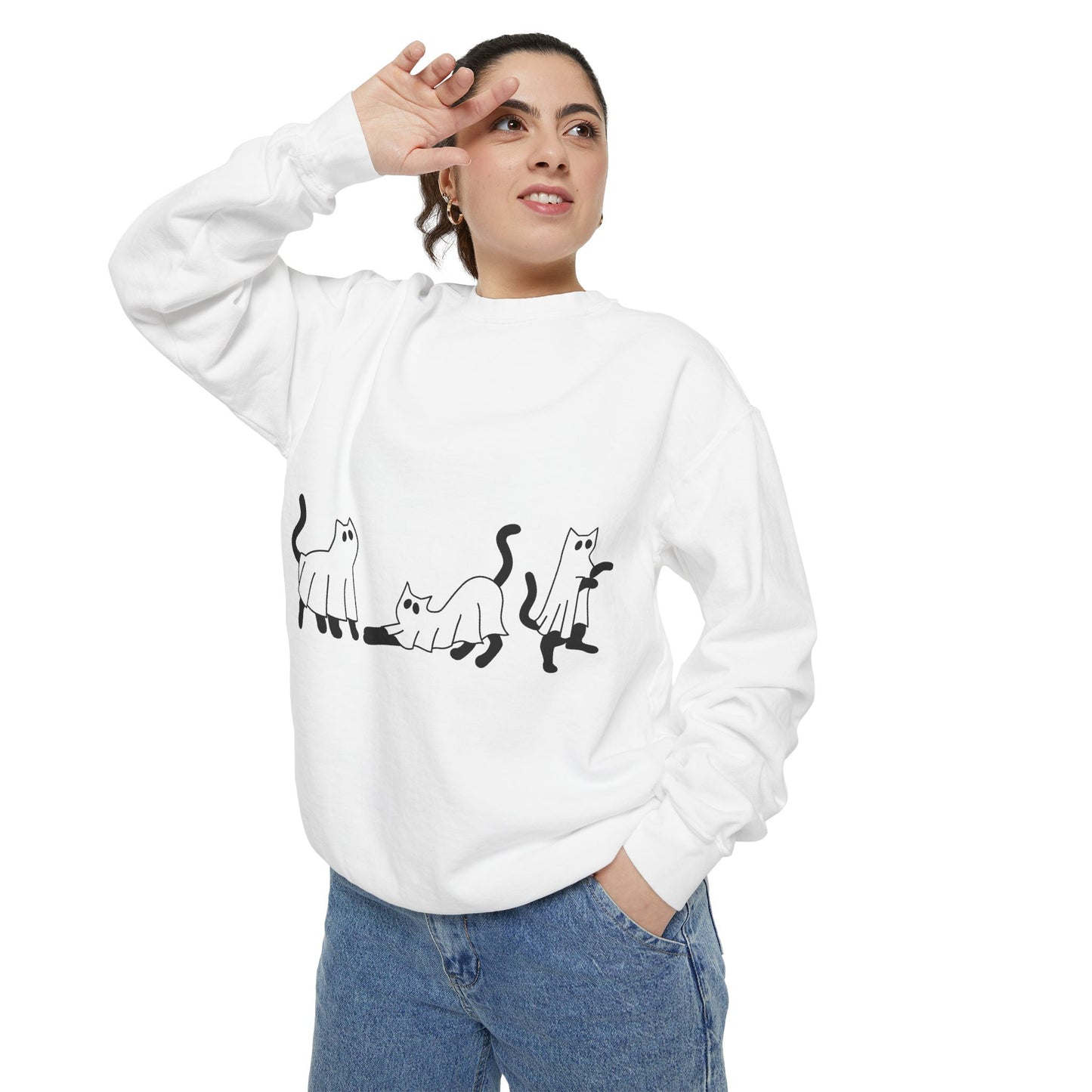 Halloween Garment-Dyed Sweatshirt