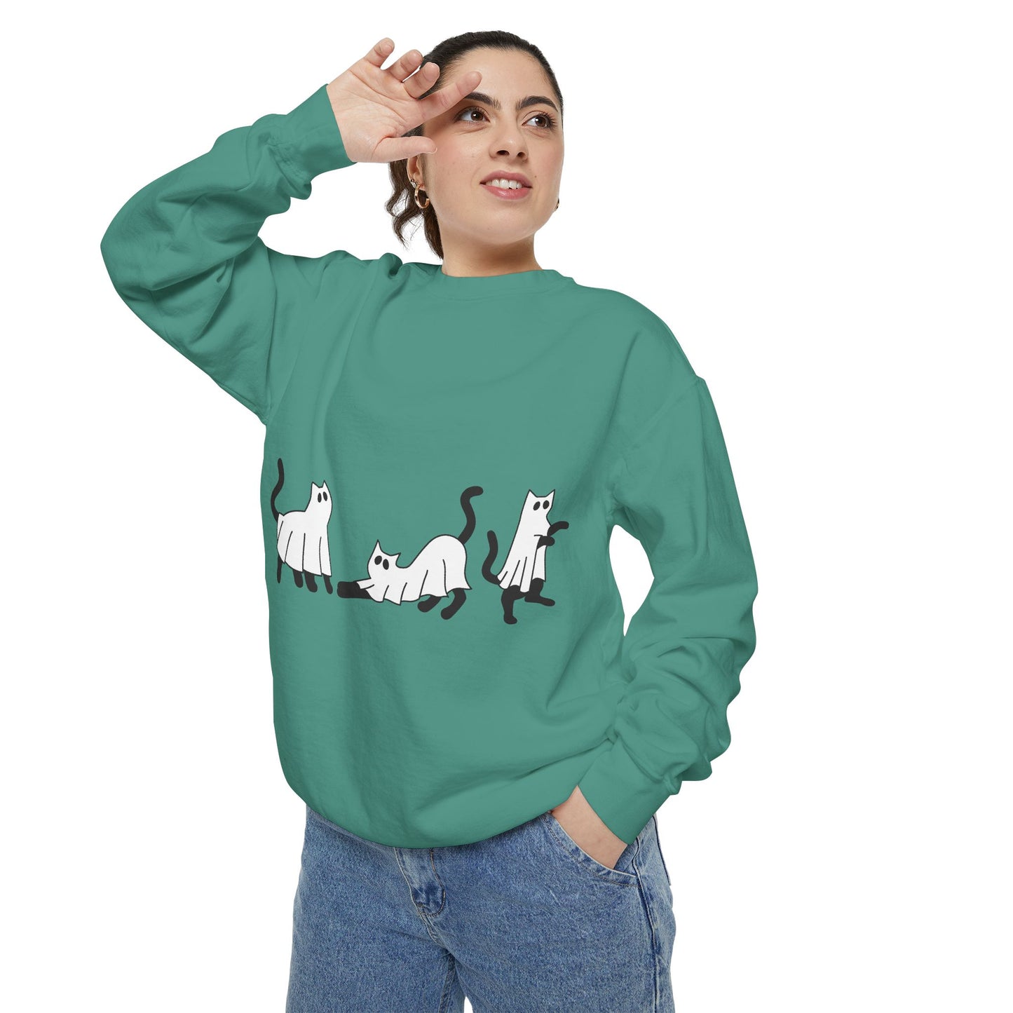Halloween Garment-Dyed Sweatshirt