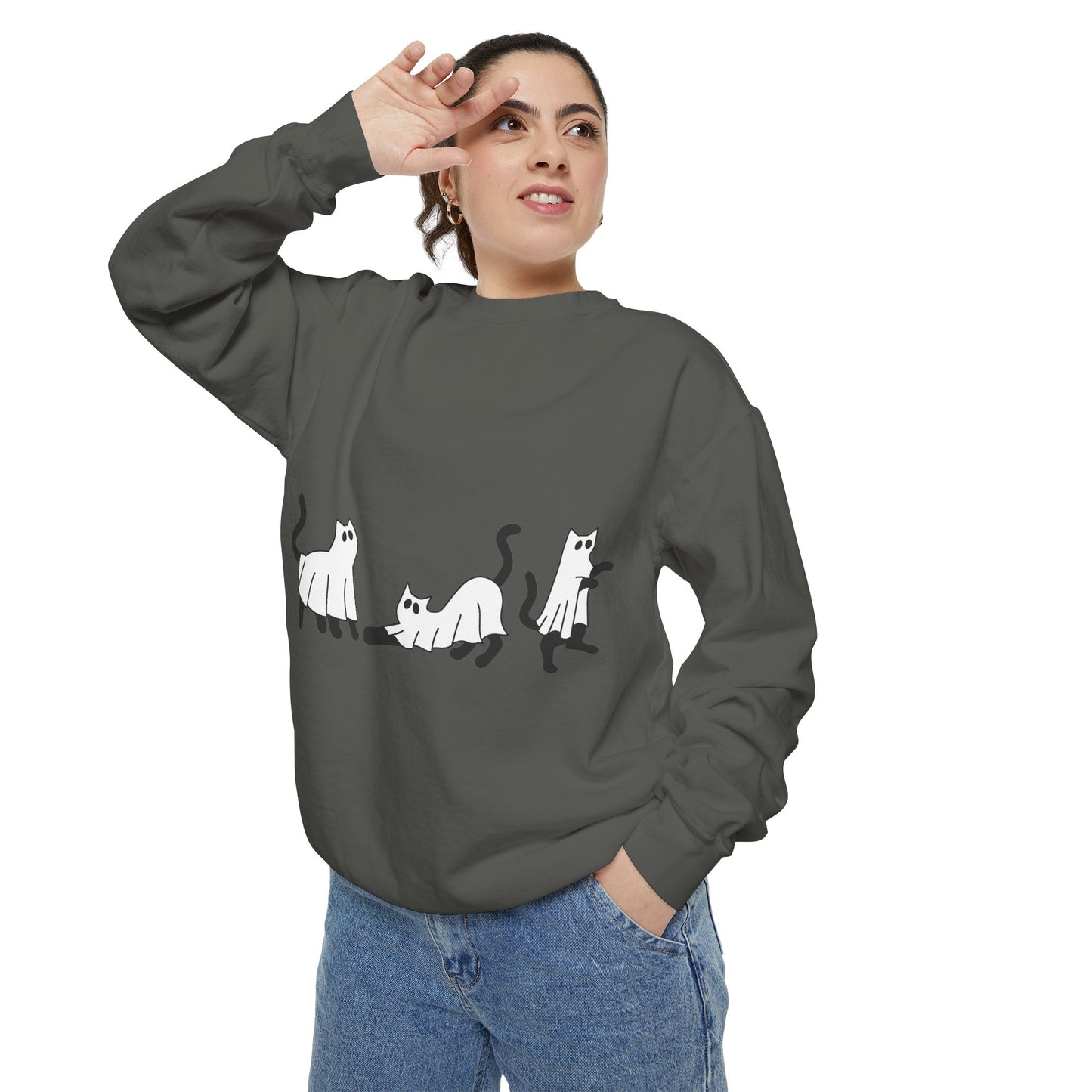 Halloween Garment-Dyed Sweatshirt