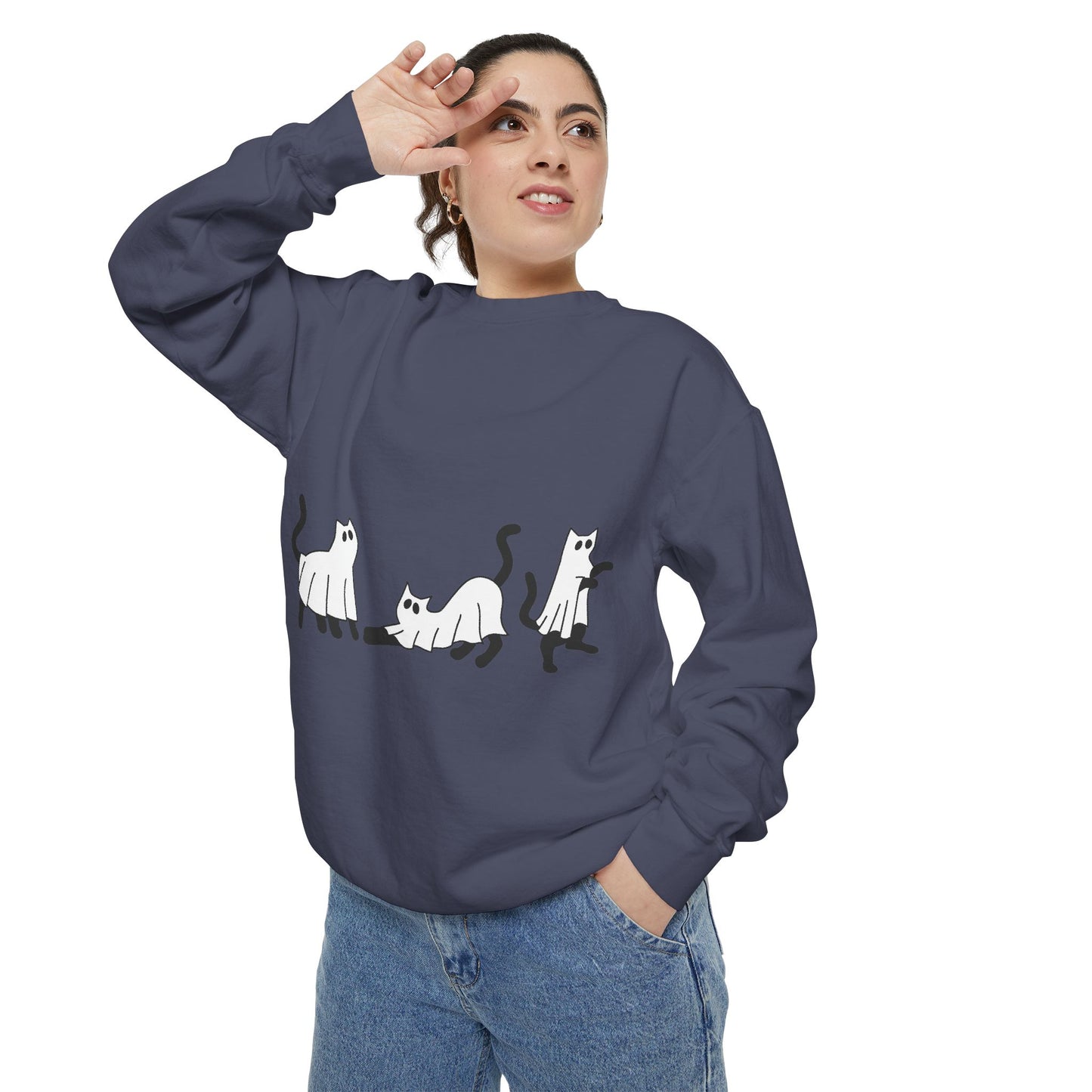 Halloween Garment-Dyed Sweatshirt