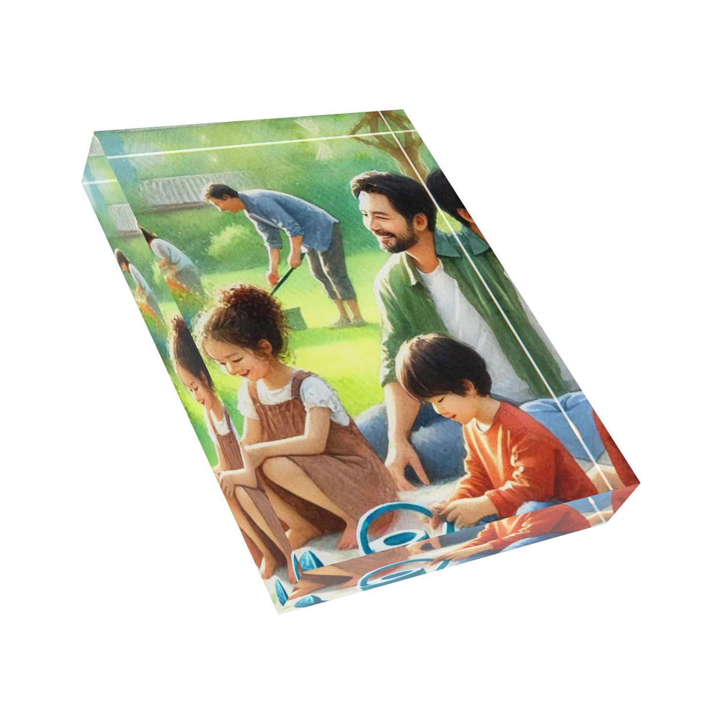 Acrylic Block Photo Display