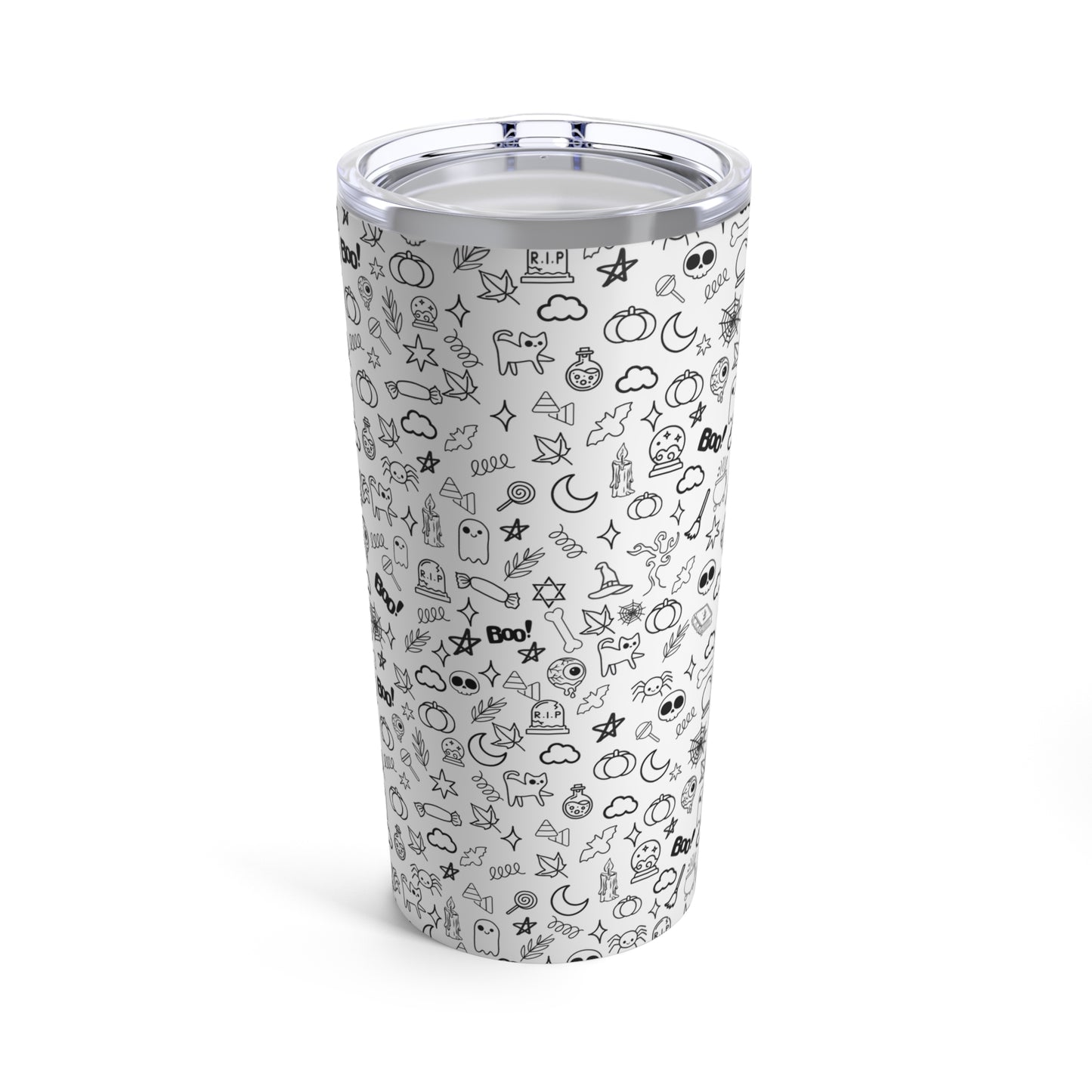 Halloween Tumbler 20oz - Spooky Drinkware, Trick or Treat Cup