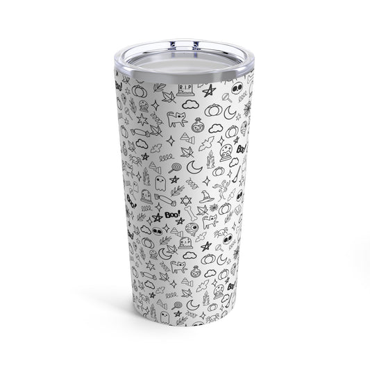 Halloween Tumbler 20oz - Spooky Drinkware, Trick or Treat Cup