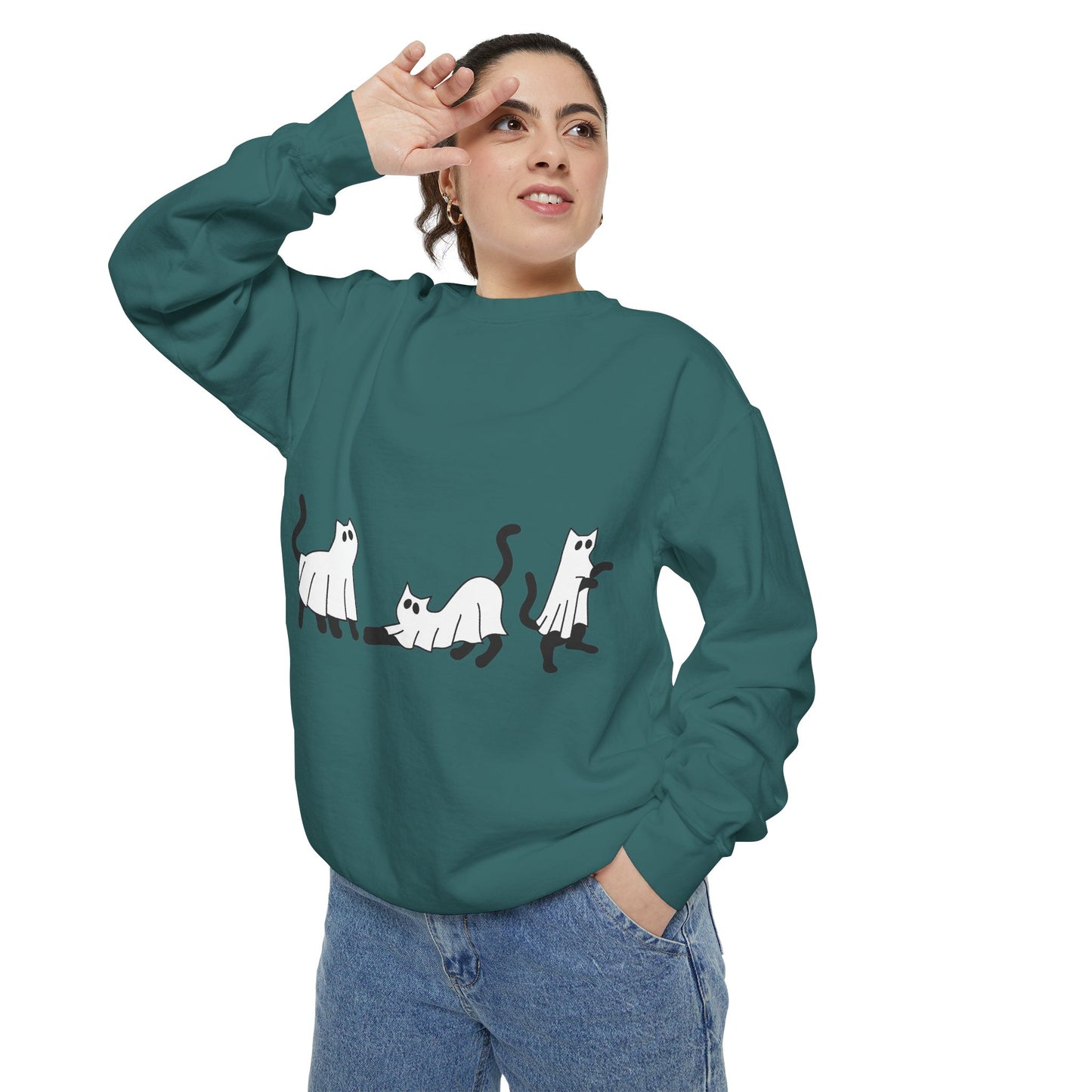 Halloween Garment-Dyed Sweatshirt