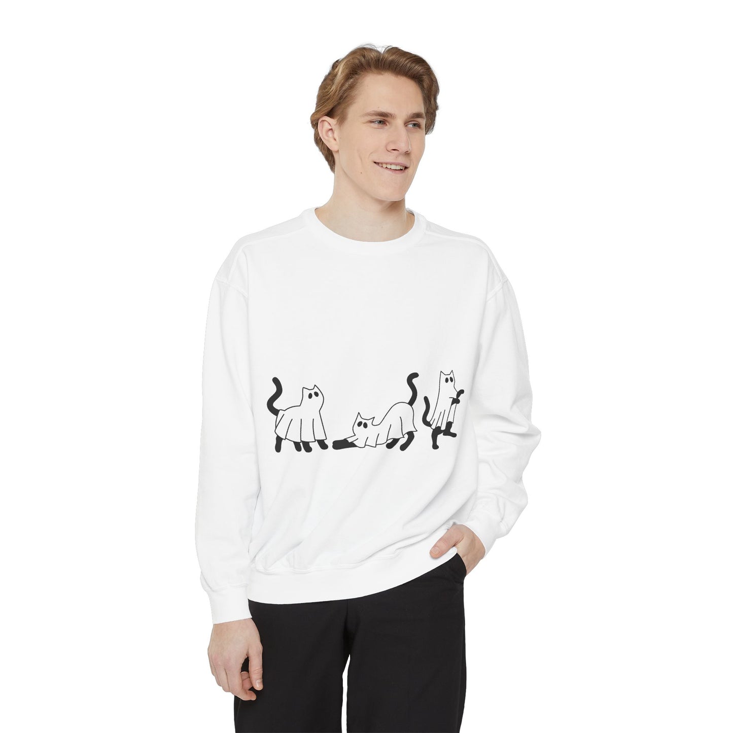 Halloween Garment-Dyed Sweatshirt