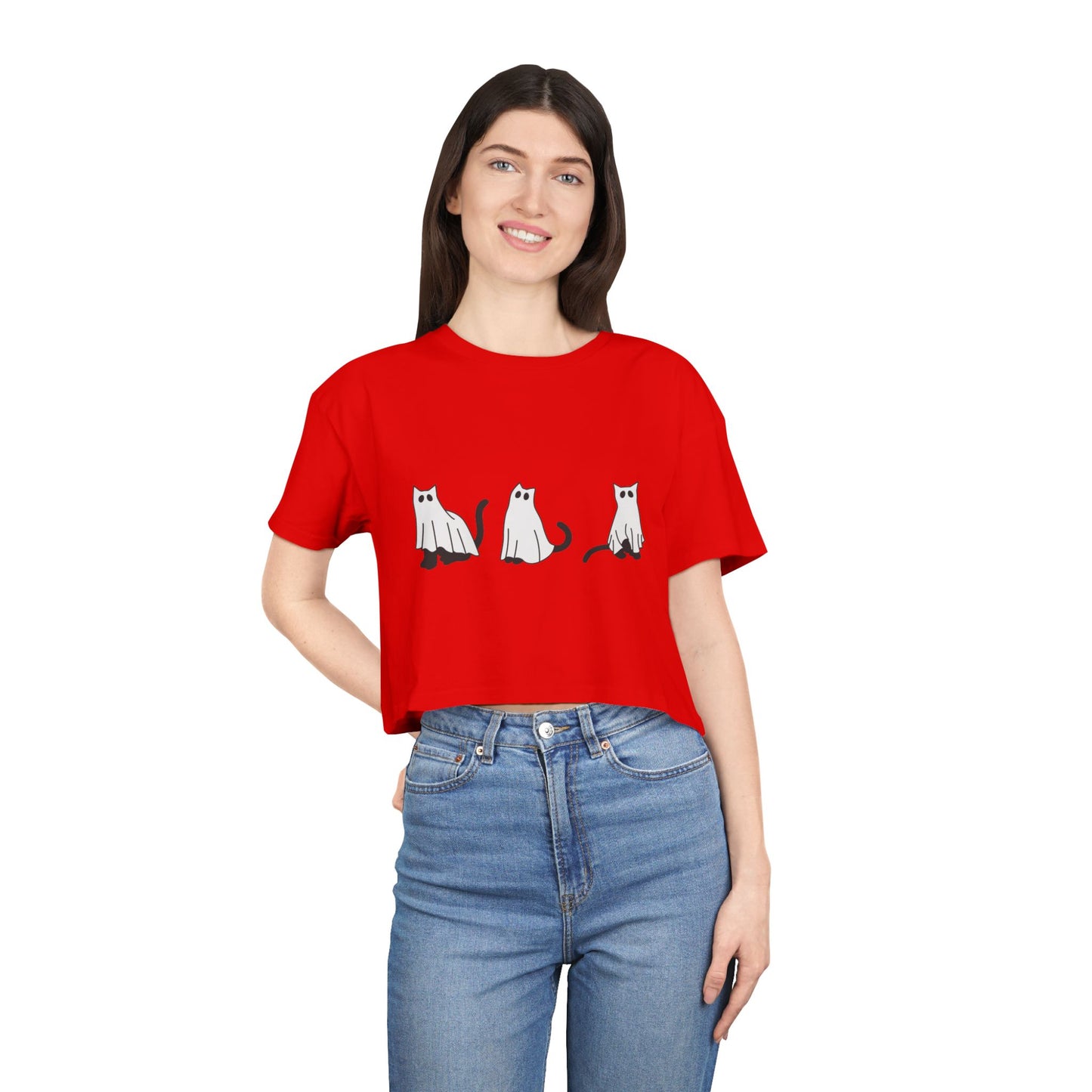 Halloween Crop Tee for Women
