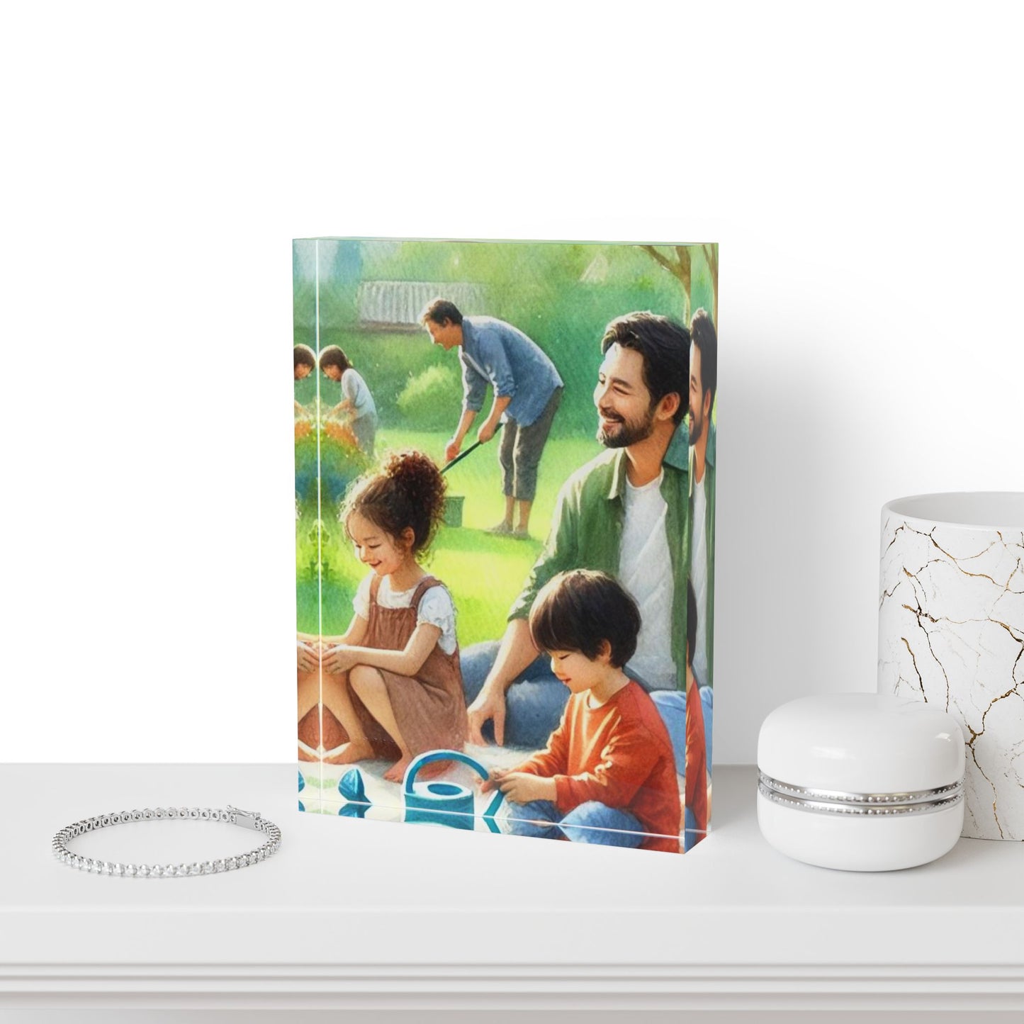 Acrylic Block Photo Display
