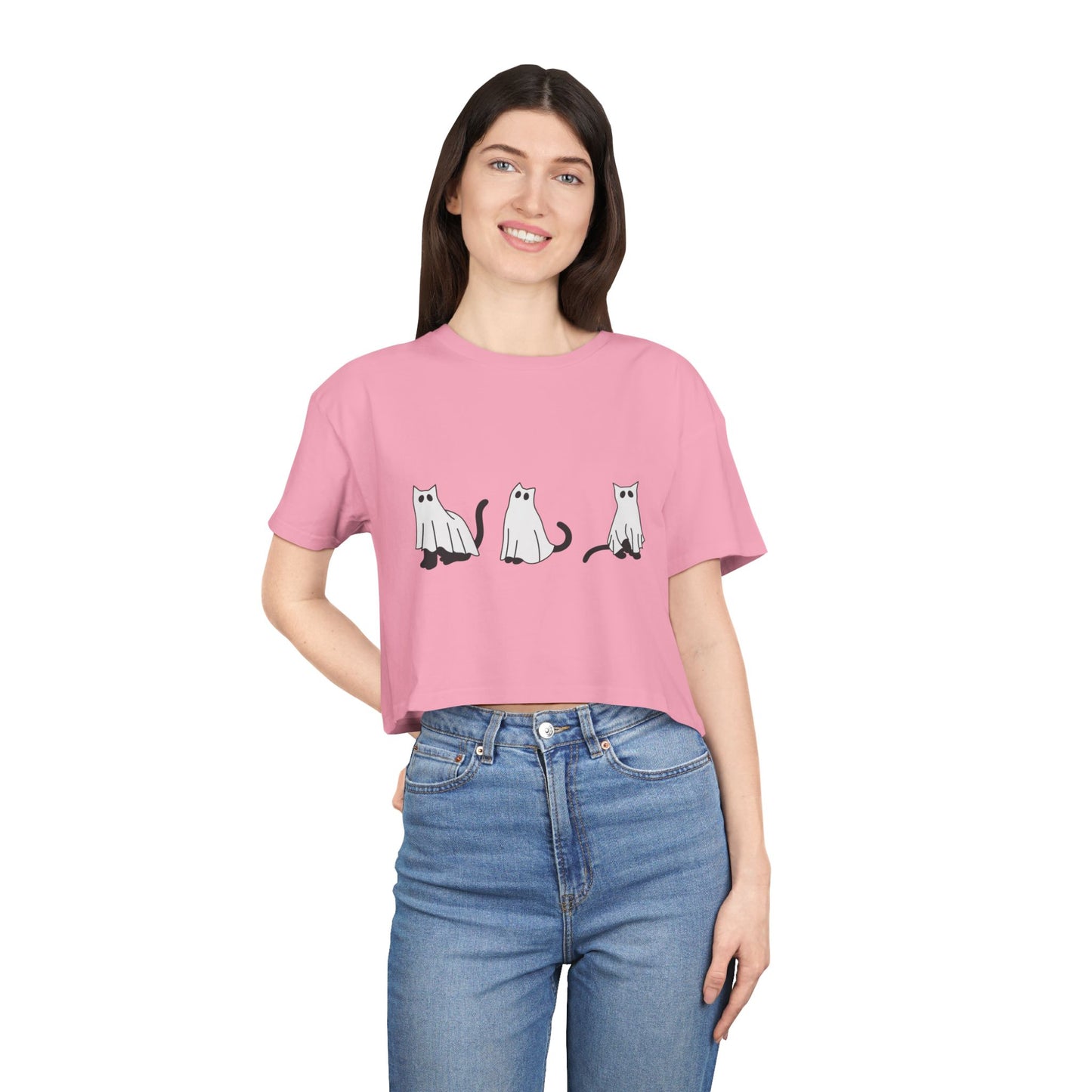 Halloween Crop Tee for Women