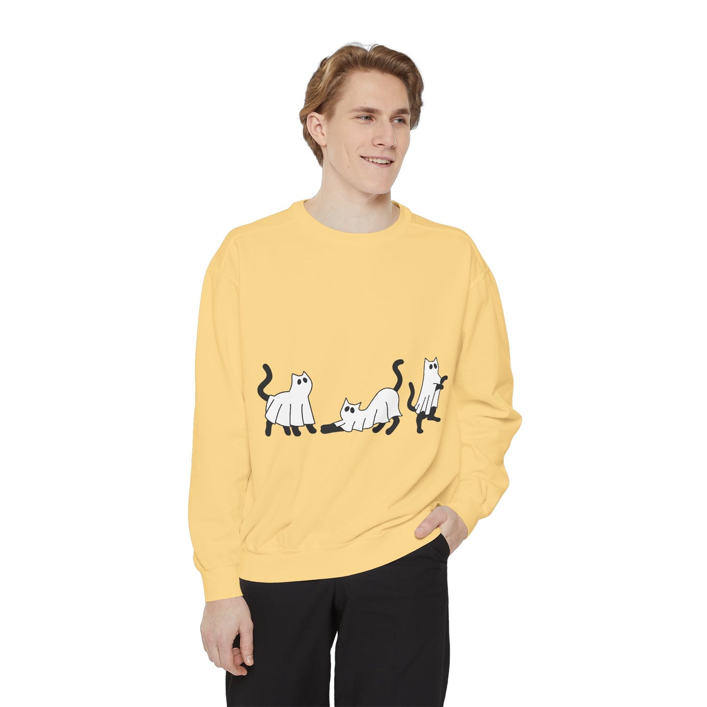 Halloween Garment-Dyed Sweatshirt
