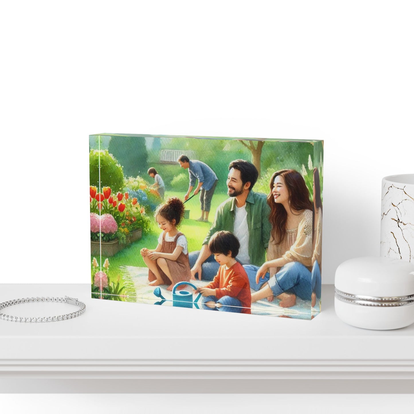 Acrylic Block Photo Display