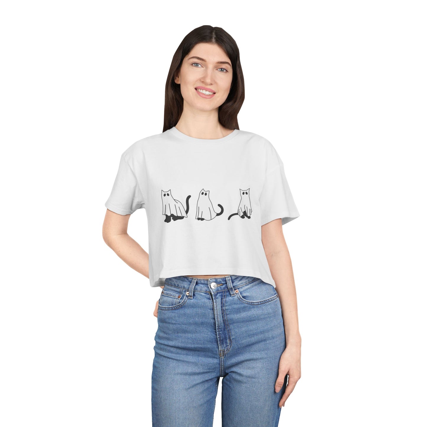Halloween Crop Tee for Women
