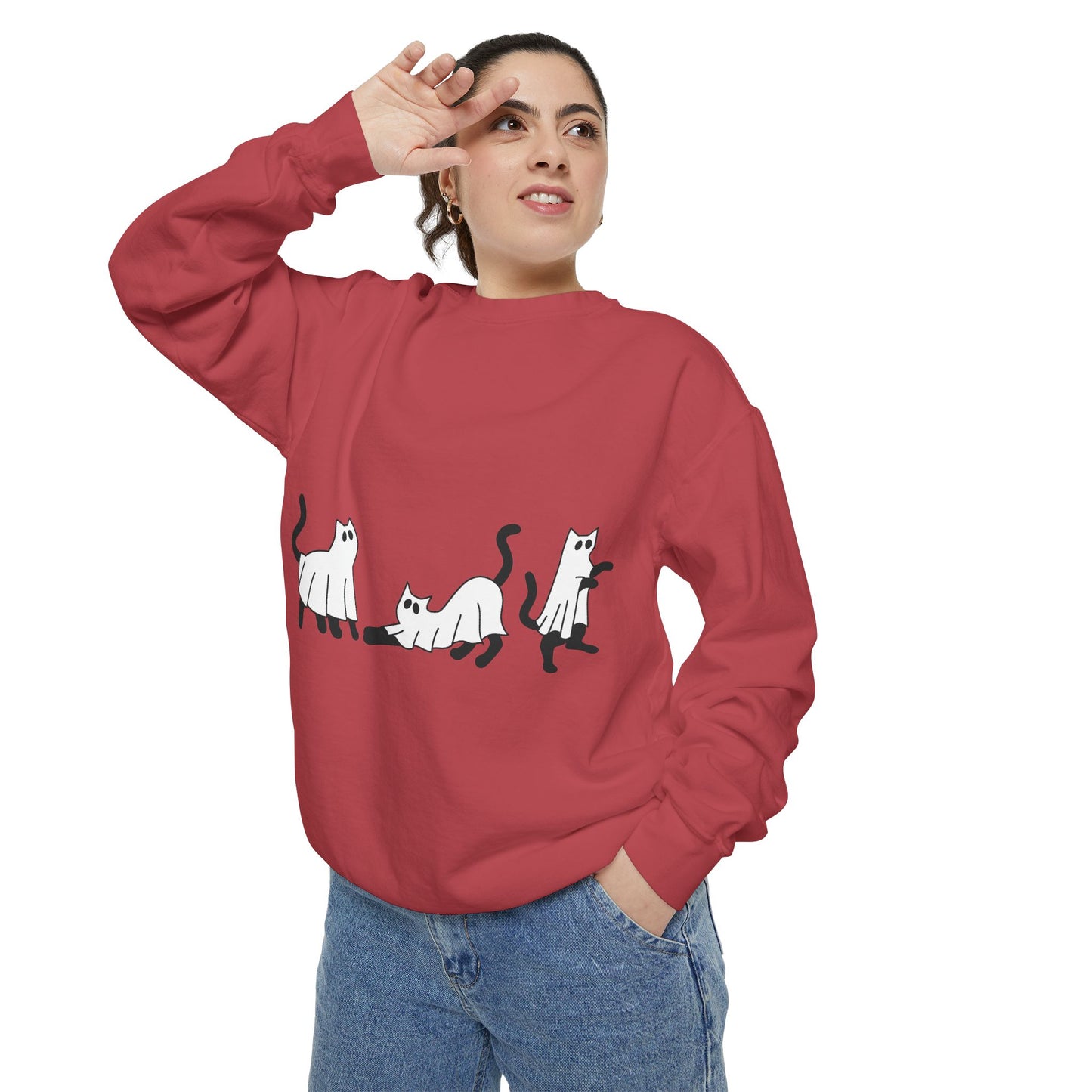 Halloween Garment-Dyed Sweatshirt