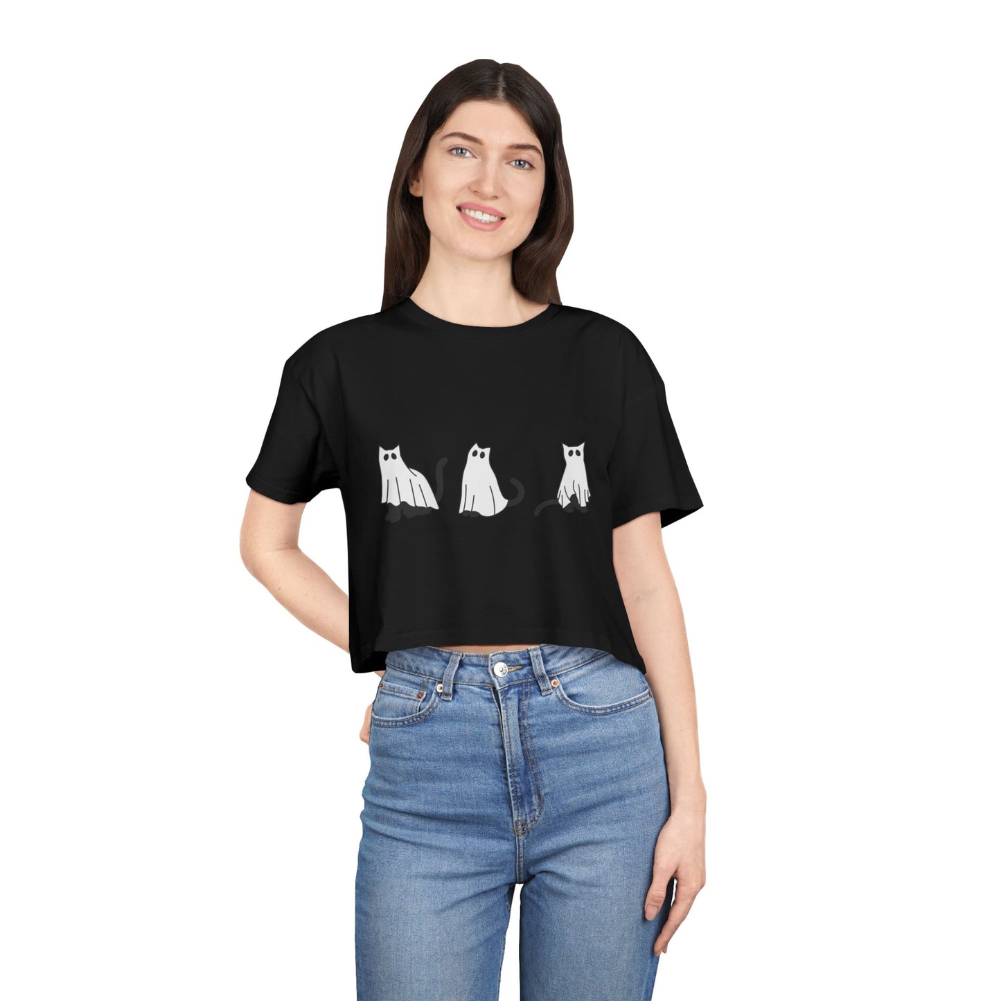 Halloween Crop Tee for Women