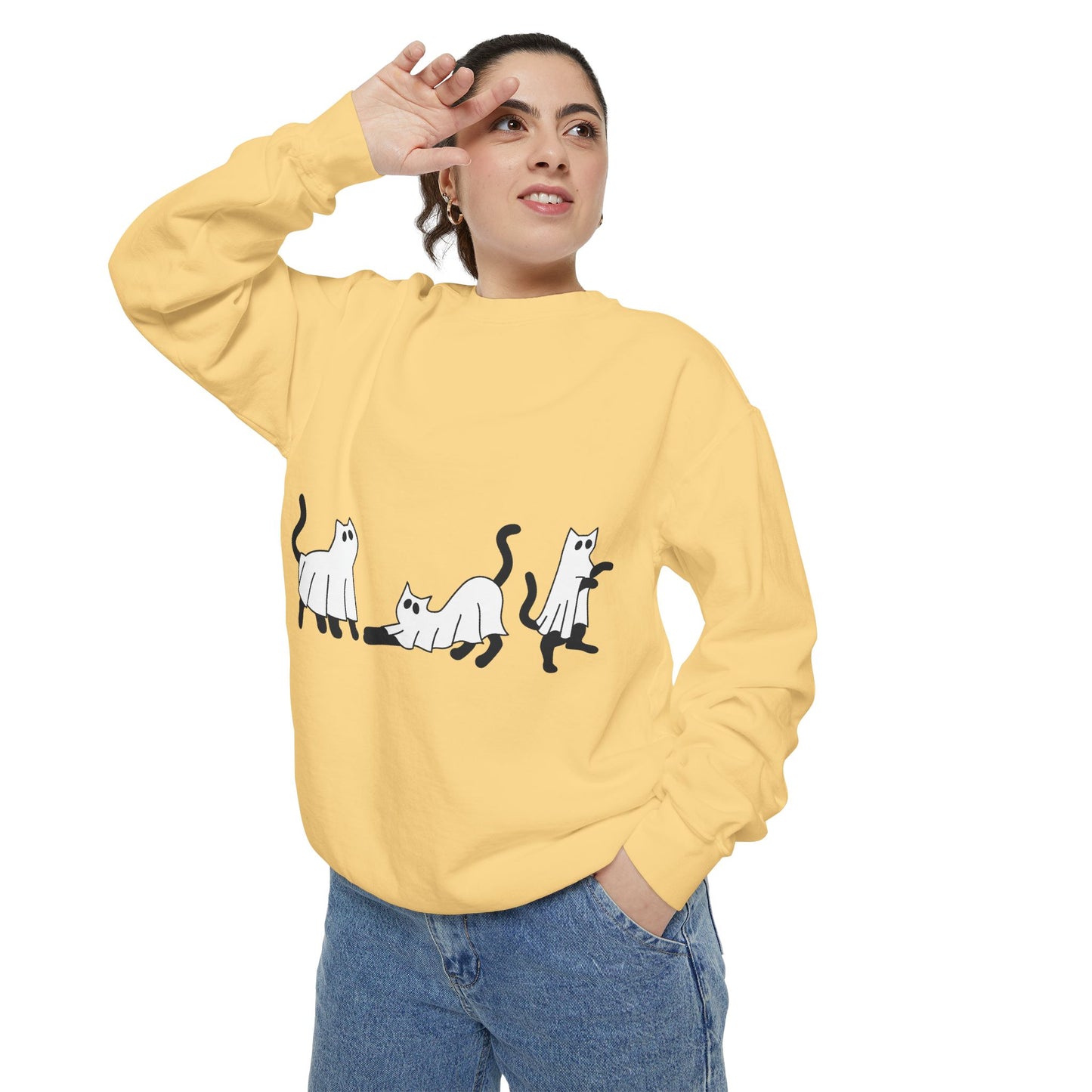 Halloween Garment-Dyed Sweatshirt