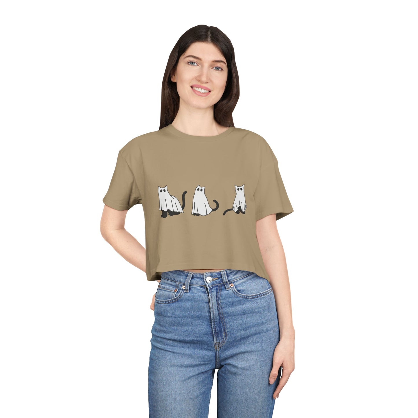 Halloween Crop Tee for Women