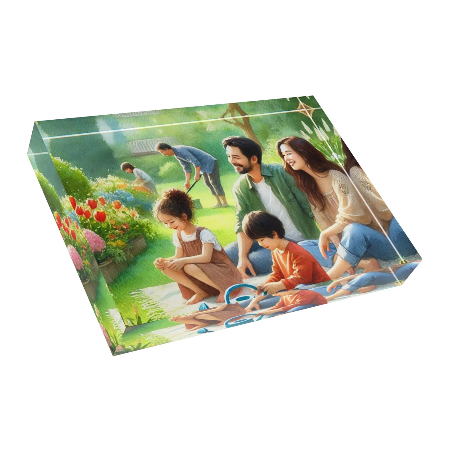 Acrylic Block Photo Display