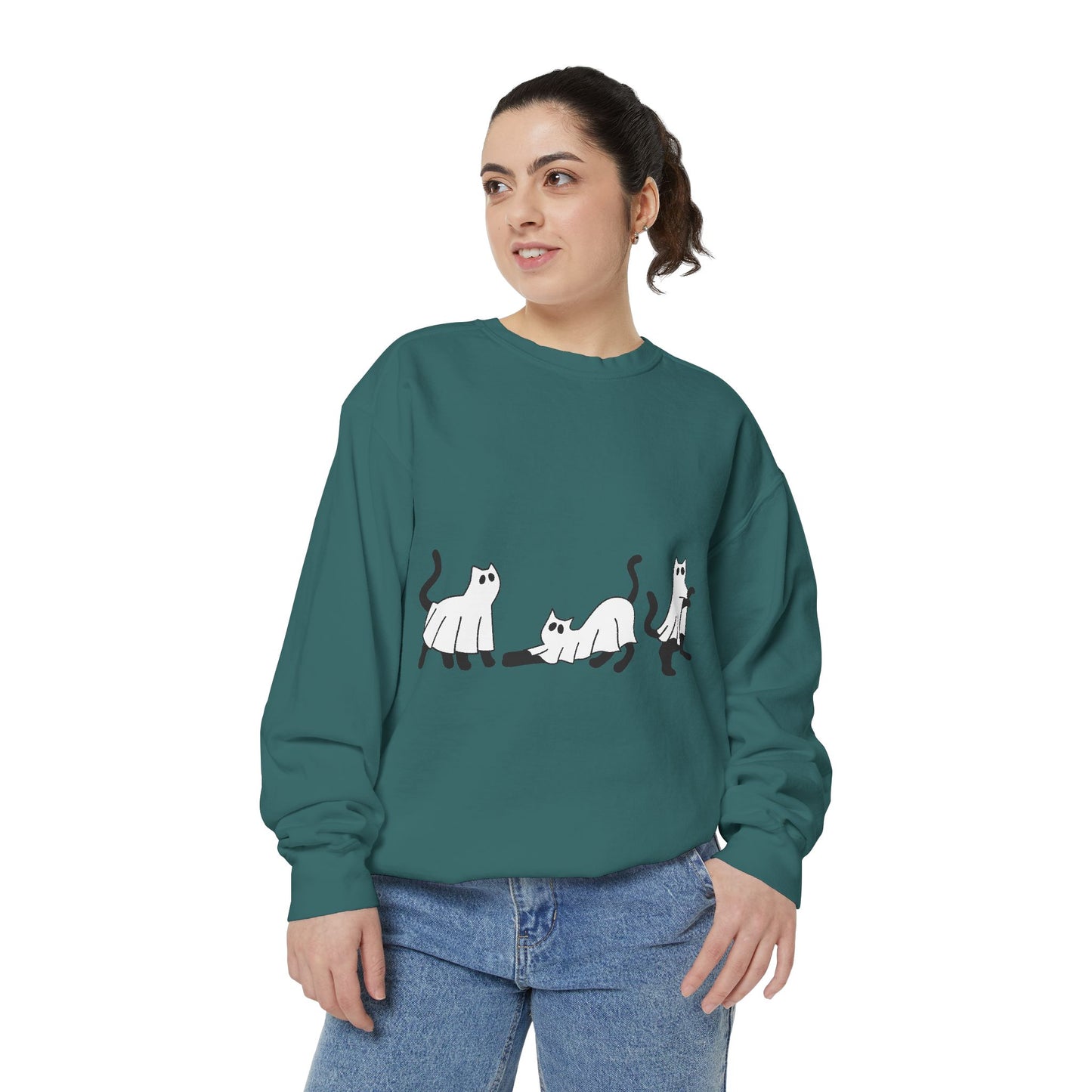 Halloween Garment-Dyed Sweatshirt