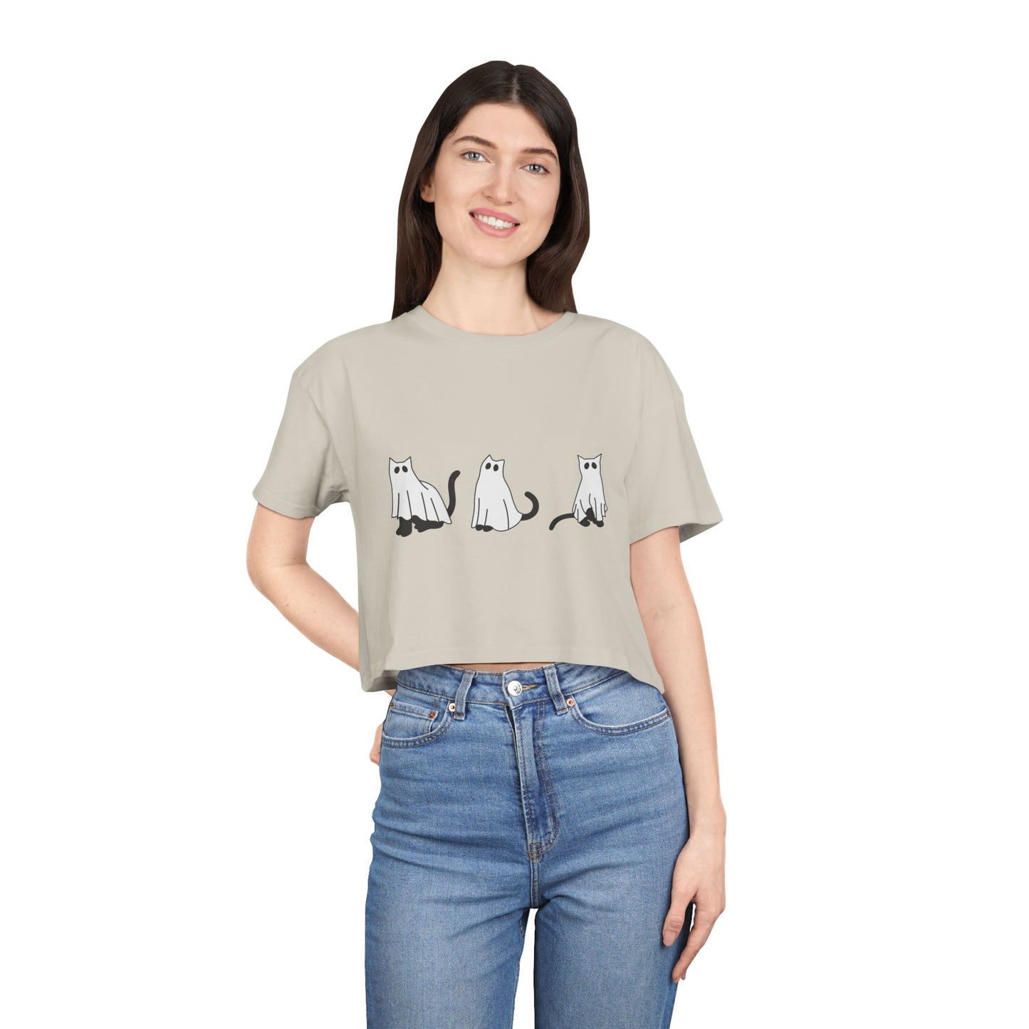 Halloween Crop Tee for Women