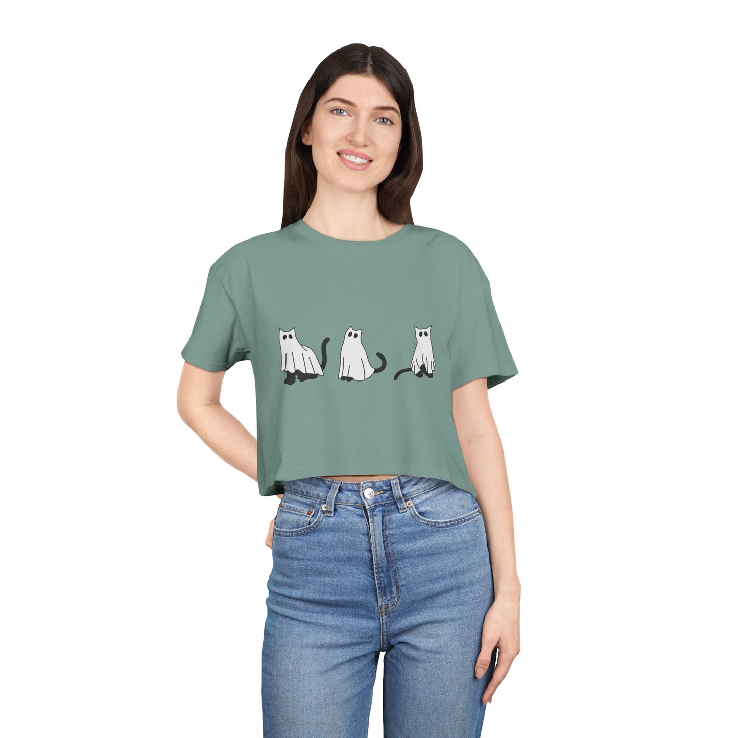 Halloween Crop Tee for Women