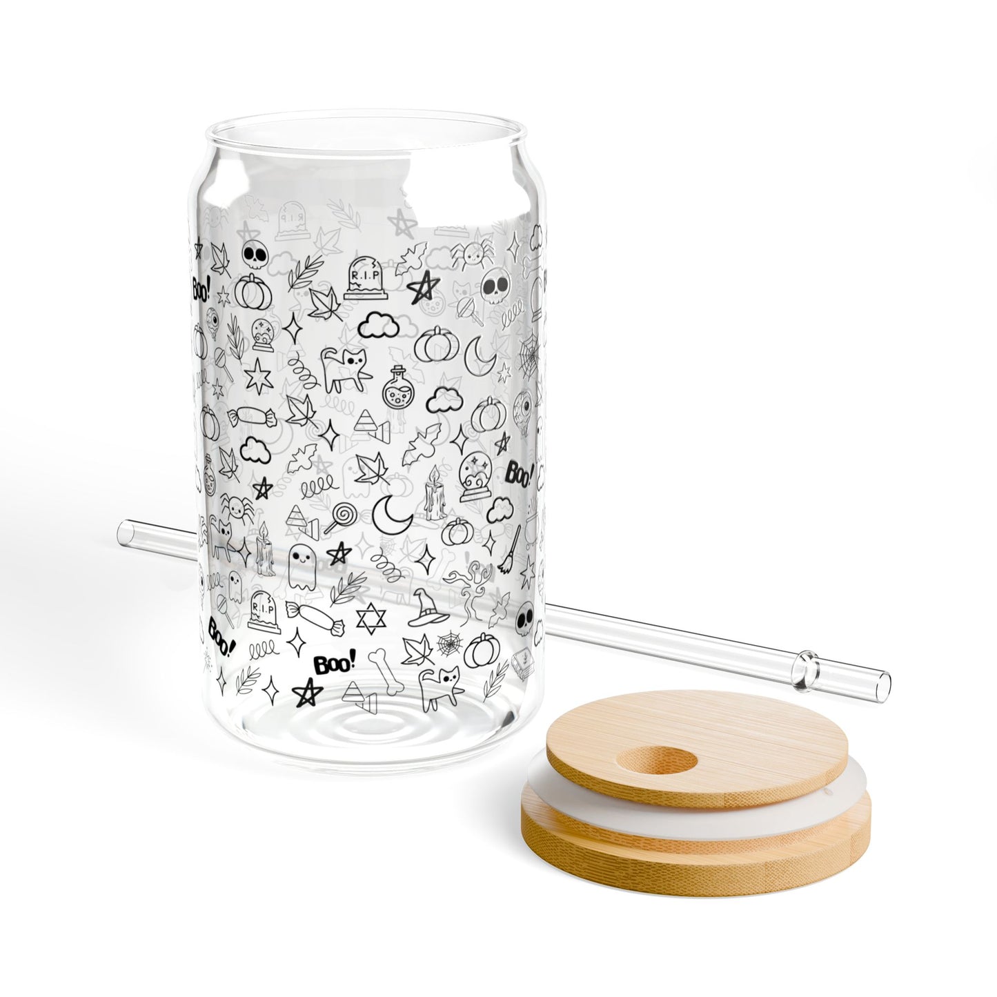 Halloween Sipper Glass, 16oz