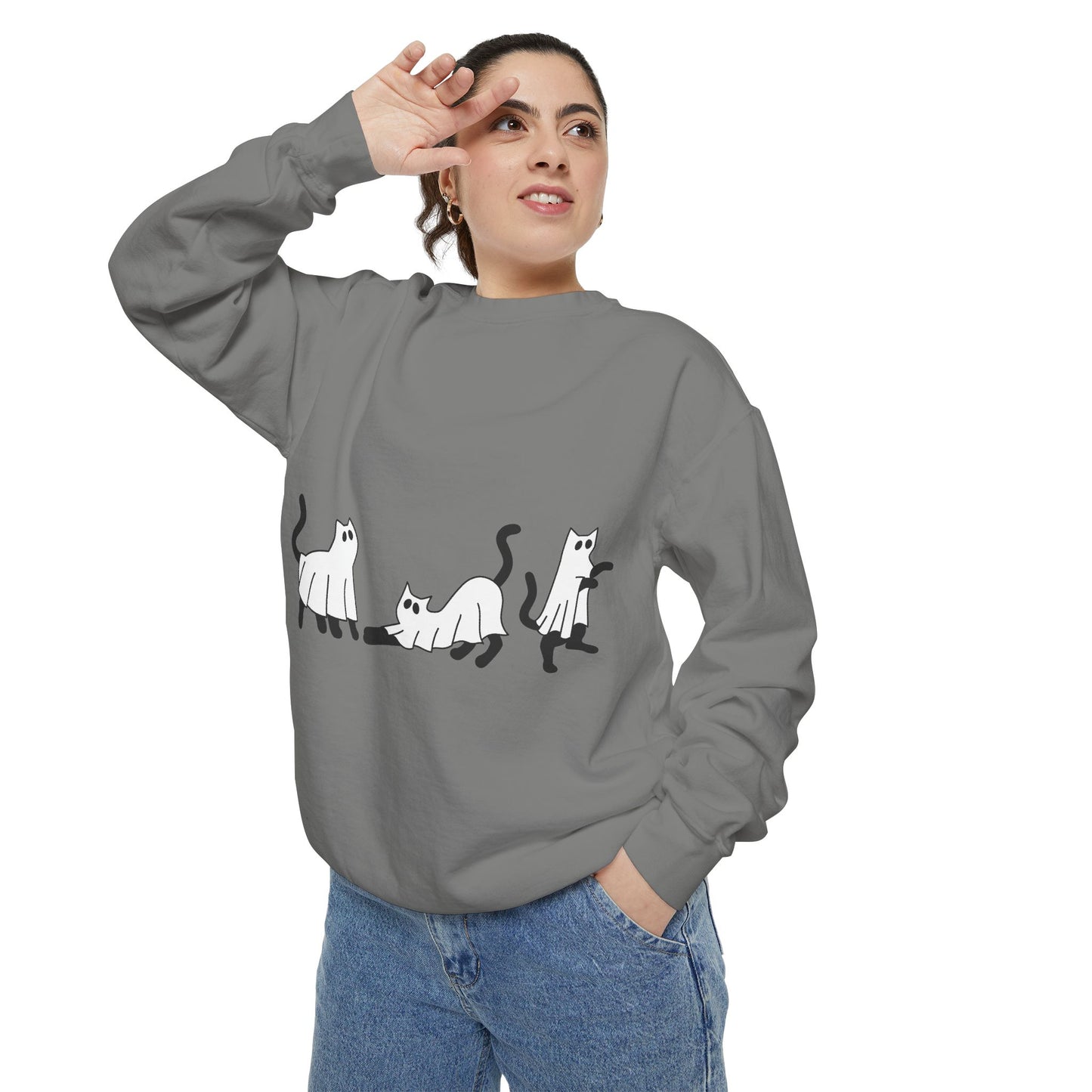 Halloween Garment-Dyed Sweatshirt