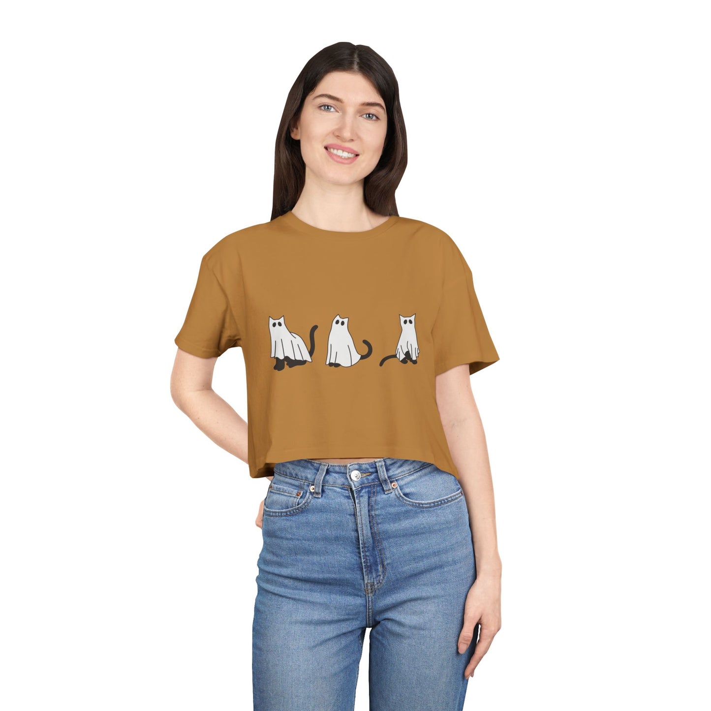 Halloween Crop Tee for Women