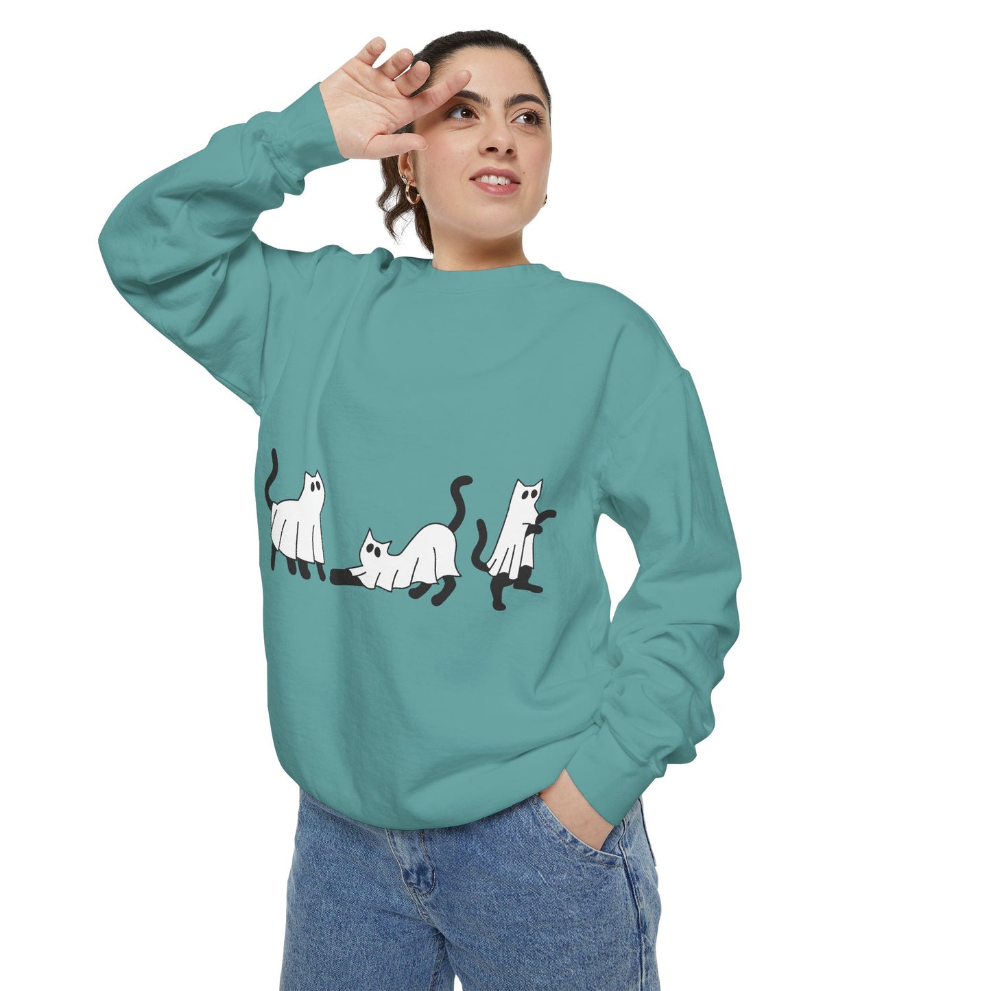 Halloween Garment-Dyed Sweatshirt