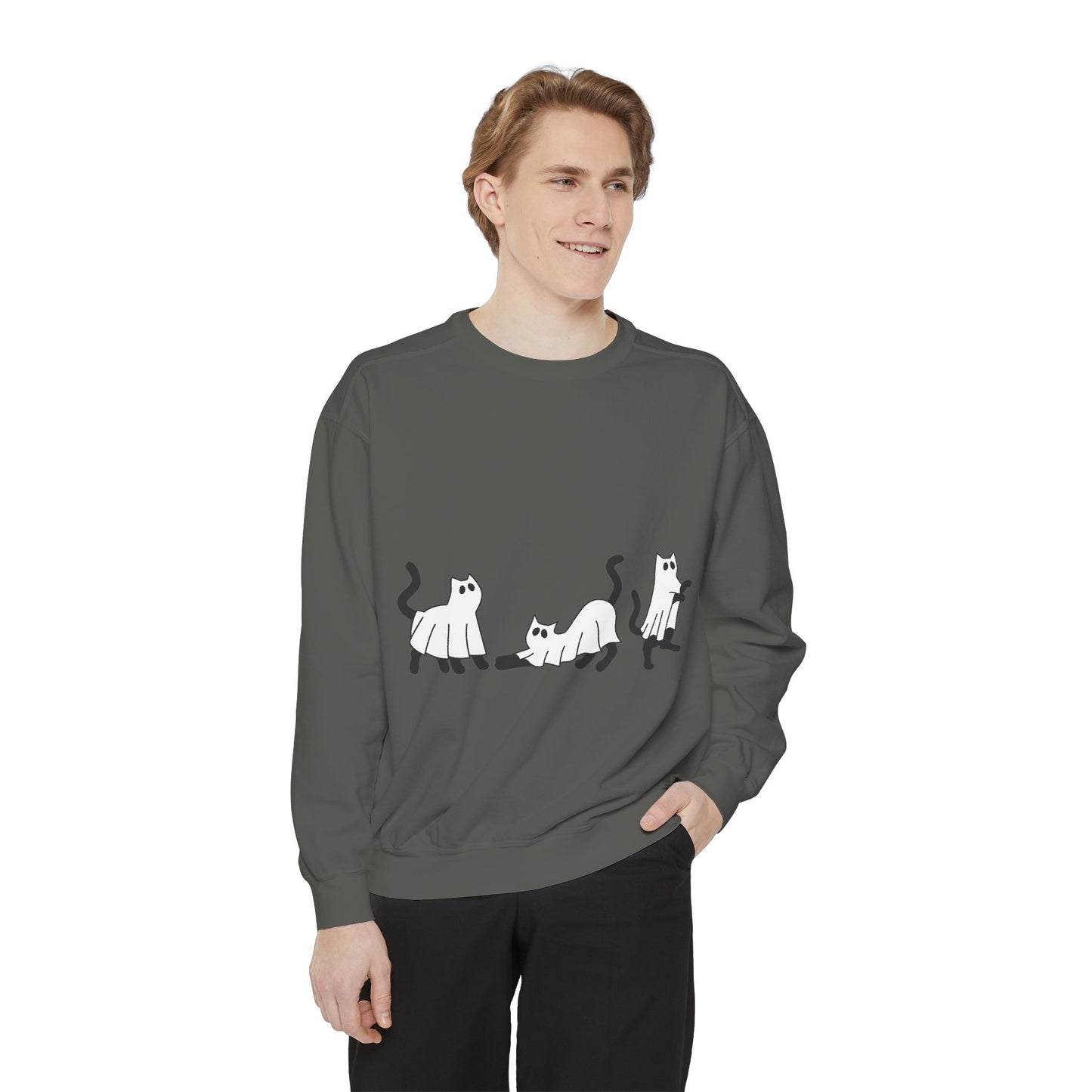 Halloween Garment-Dyed Sweatshirt