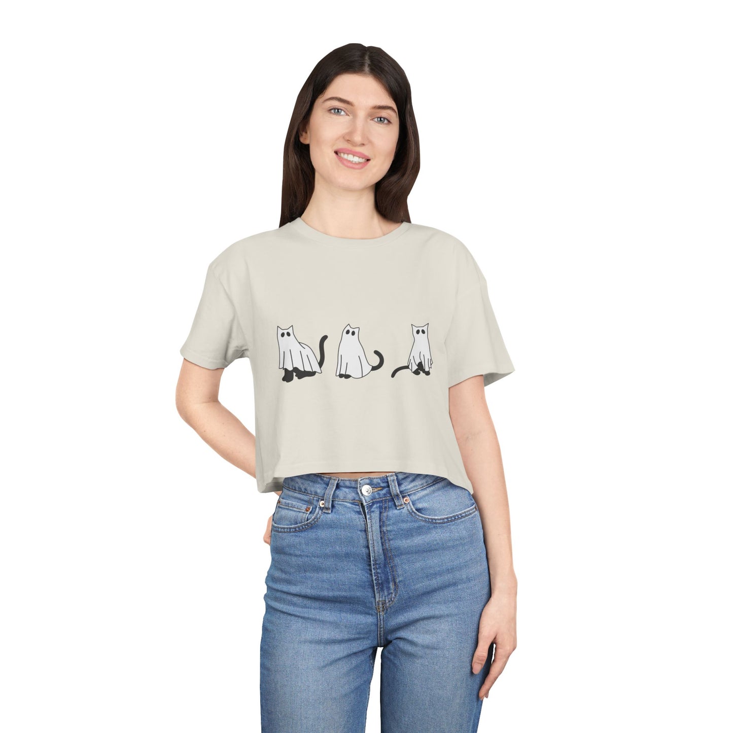 Halloween Crop Tee for Women