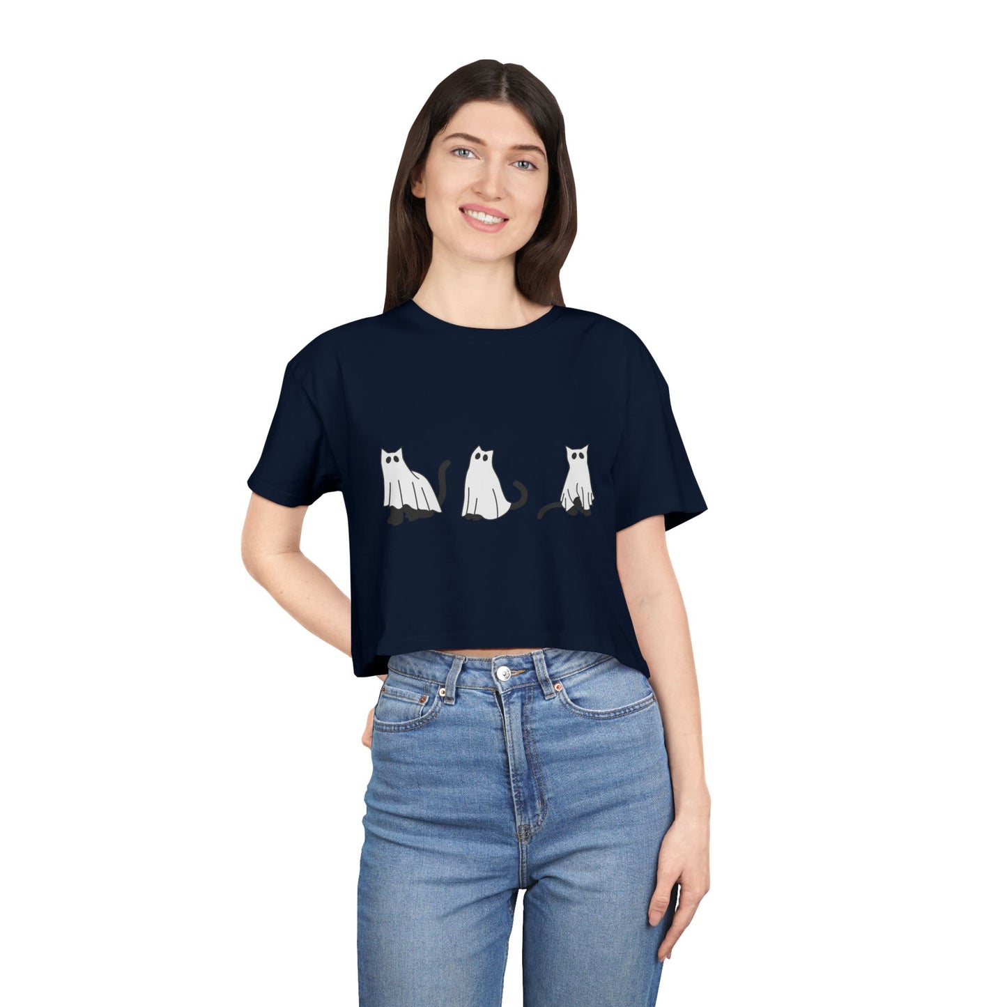 Halloween Crop Tee for Women