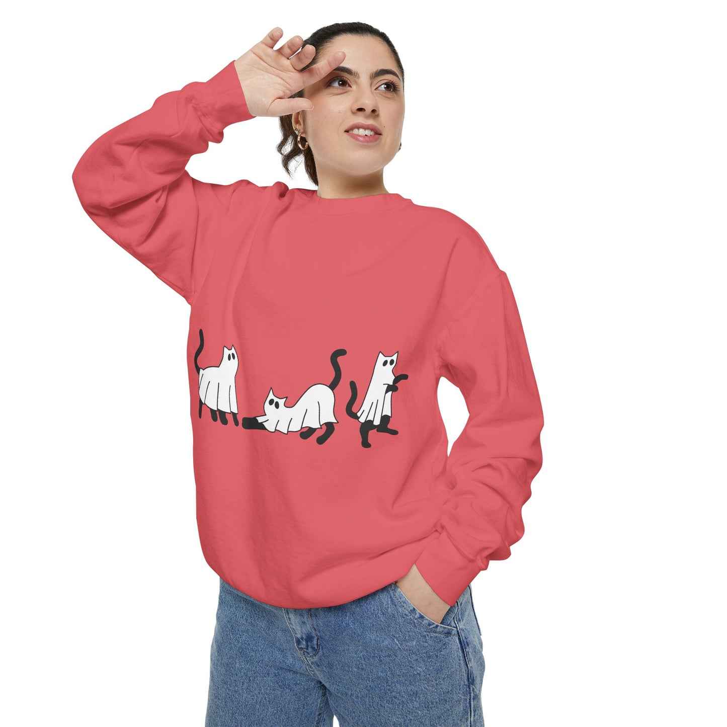 Halloween Garment-Dyed Sweatshirt