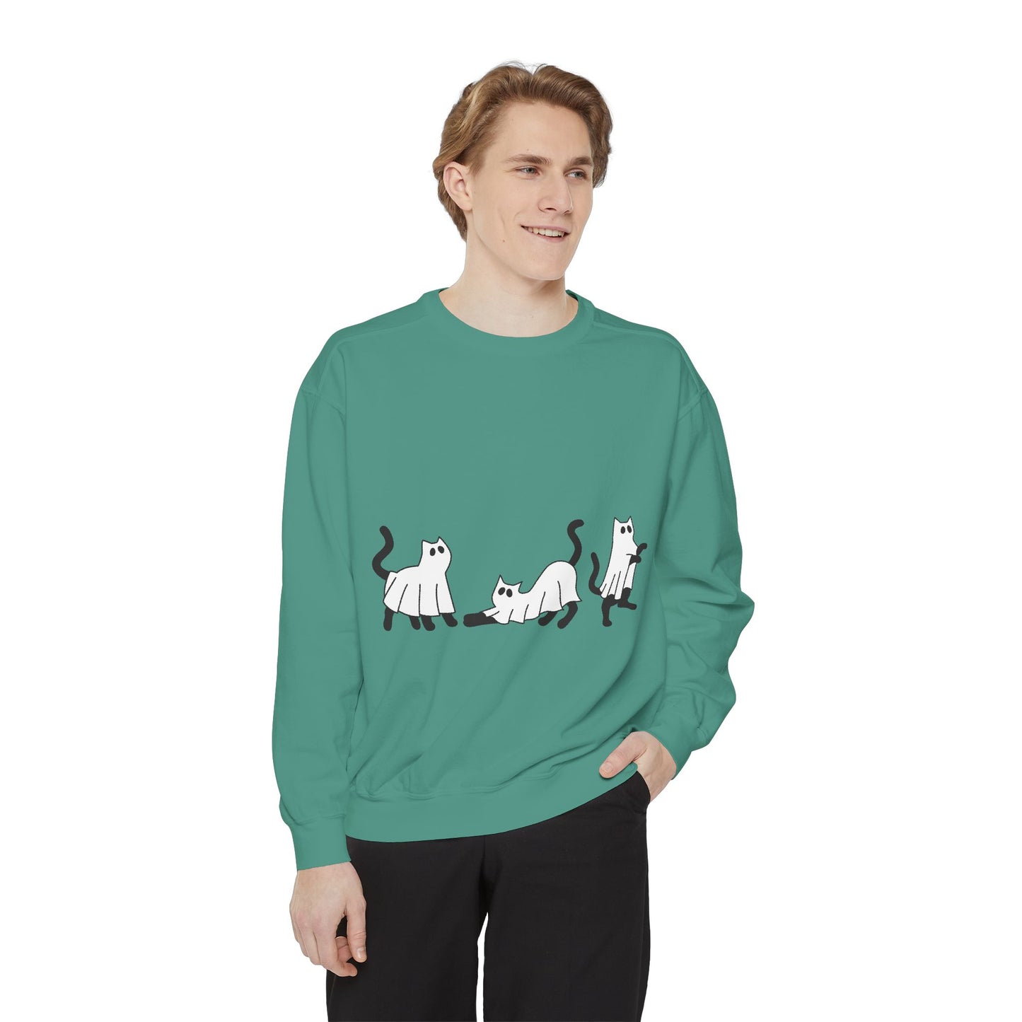 Halloween Garment-Dyed Sweatshirt