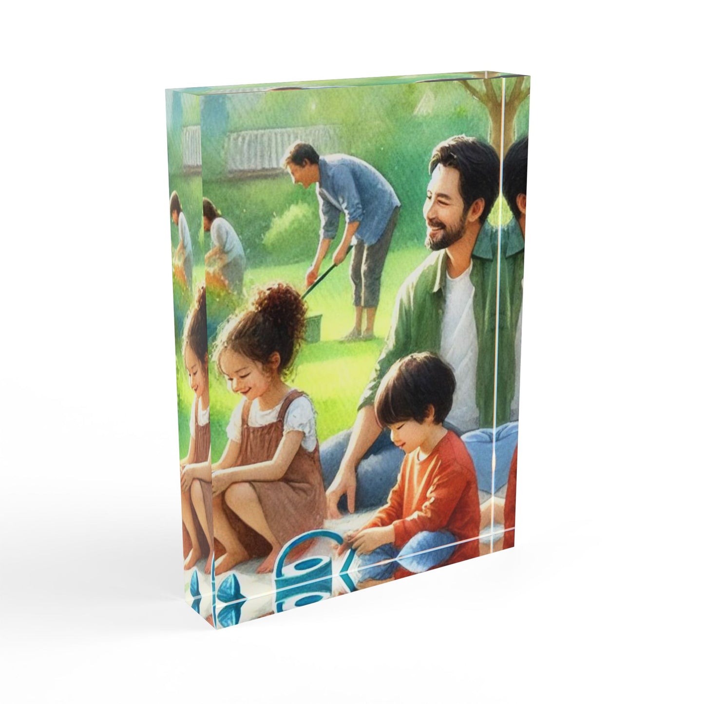 Acrylic Block Photo Display