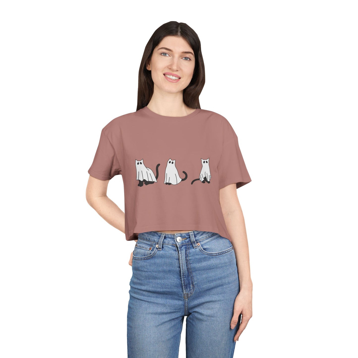 Halloween Crop Tee for Women