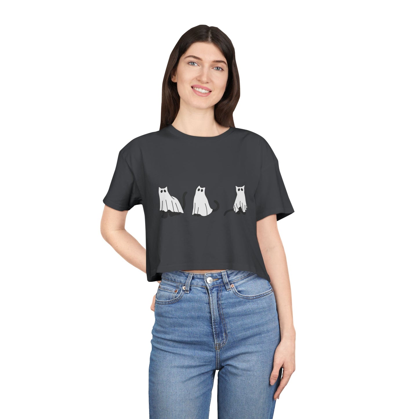 Halloween Crop Tee for Women